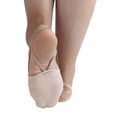 thumbnail image 4 of Punta De Gimnasia Rítmica, Calcetines Suaves De Punto Medio, Zapatos De Baile De Ballet, Zapatos De Punta De Media Suela Para Niñas Y Mujeres Sweethay OD009999-01, 4 of 6