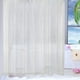 thumbnail image 5 of Clear Colorful PEVA Shower Curtain Liner | Waterproof EVA 8 Gauge | Frosted Transparent, Weighted Magnets, Rustproof Grommets | 72x72 in | Bathroom Privacy, Easy Clean, Durable | 1 Pack, 5 of 6