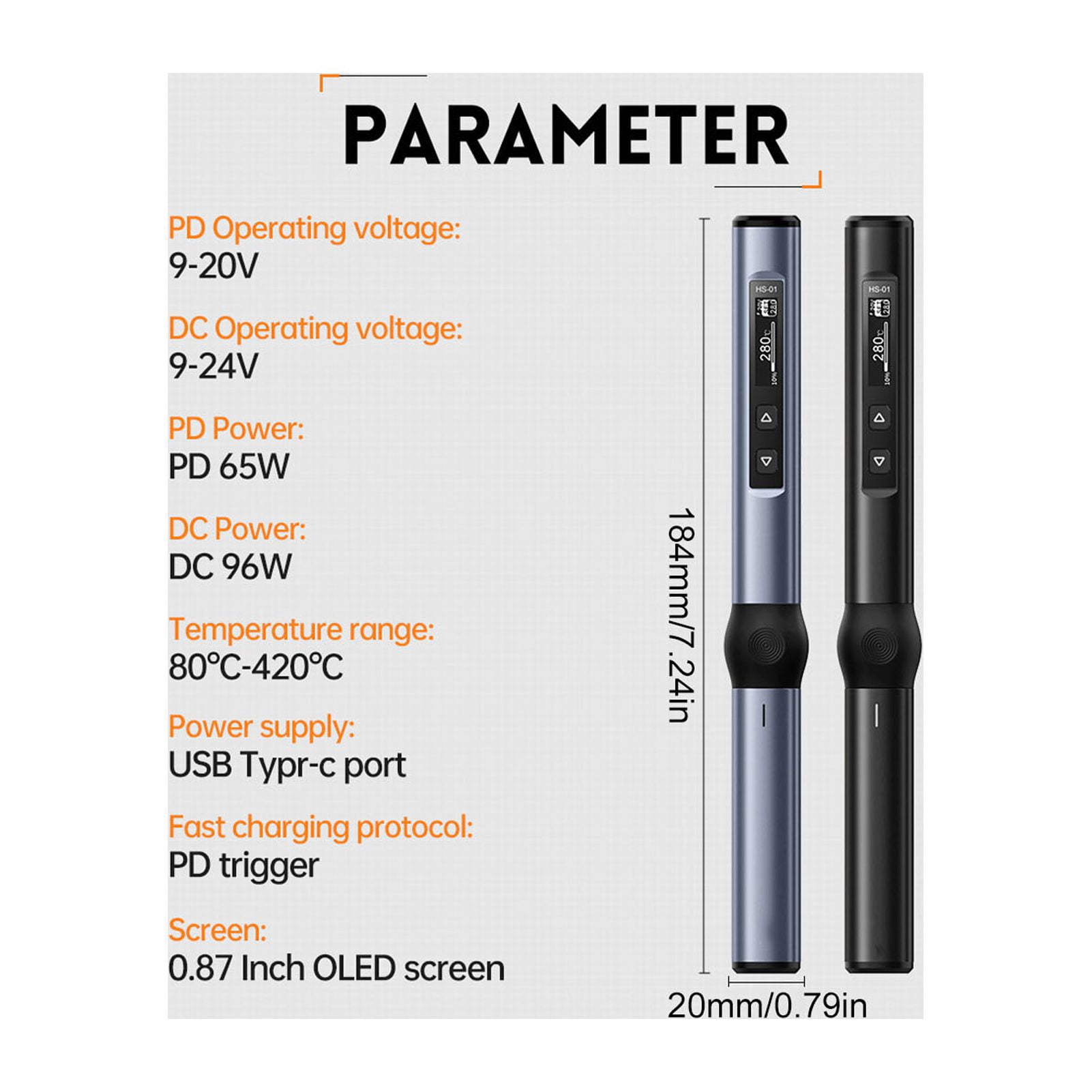 Soldering Iron Kit, 96W Digital Soldering  With  Temperature, 6 Extra Iron Tips & Soldering Iron Stand, Fast Heating Portable Soldering Welding Iron Kit, 180℉ To 780℉