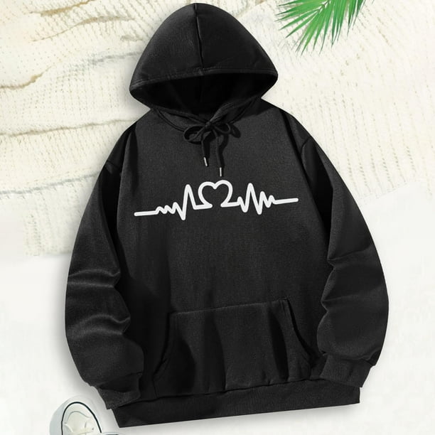 Sudadera Con Capucha Para Mujer MorFansi - Rayón Y Poliéster, Manga Larga, Con Cordón Y Botones