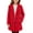Red, variant on CYRBOKO Girls Wool-Blend Coats, Warm Lapel Long Sleeve Single-breasted Winter Outerwear Beige Size 10 T