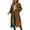 Brown, variant on Womens Pea Coat Warm Winter Coats for Women Long Pea Coat for Women Casual Jackets for Women Winter Jackets for Women Shirts Casual Women's Winter Coat Black L