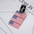 thumbnail image 6 of America Flag Luggage Tag Pvc Identifier Card Holder Label Travel Bag Tag, 6 of 6