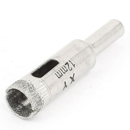 Unique Bargains 12mm diamond coated hole saw drill bits Glass Tile Ceramic (Best Drill For Ceramic Tile)