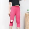 thumbnail image 2 of Odeerbi 2-12 Años Niñas Modal Leggings Stretchy Tights Capris Pantalones Flor de Impresión Underpantyhose Leche Seda Estiramiento Pantyhose, 2 of 9