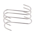 thumbnail image 1 of 5 Inch 4mm Meat Hooks HONSHEN S-Hook Stainless Steel Meat Processing Butcher Hook Pot Hooks, 1 of 4