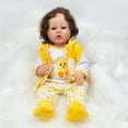 thumbnail image 4 of Reborn Baby Doll Clothes Yellow Duck Outfits for 16-18 Inch Baby Doll,17 Inch Reborn Newborn Baby Doll Clothes Accessories Girl & Boy, 4 of 4