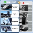 thumbnail image 5 of pop-tech for Tesla Model Y Phone Mount: with MagSafe Dashboard Vent Holder for Tesla Model Y Accessories - Magnetic Dash Car Mount for iPhone 15 14 13 12 Pro Max Plus Mini & All Cell Phone, 5 of 8