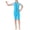 Blue, variant on EnJoCho Kids Dive Skins Full Body Swimsuit Boys Girls Youth Thin Rash Guard Wetsuit Front Zipper Long Sleeve Water Sports Suit Diving Swimming Kayaking Surfing Rashguard