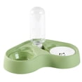 thumbnail image 3 of Juego de Cuencos de Agua Y Comida para Mascotas, con Botella Dispensadora de Agua Automática, Cuencos para Perros Y Gatos, Comedero para Perros Pequeñ verde, 3 of 8