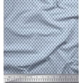 thumbnail image 1 of Soimoi Modal Satin Fabric Honeycomb Geometric Printed Craft Fabric by The Yard 42 Inch Wide, 1 of 2