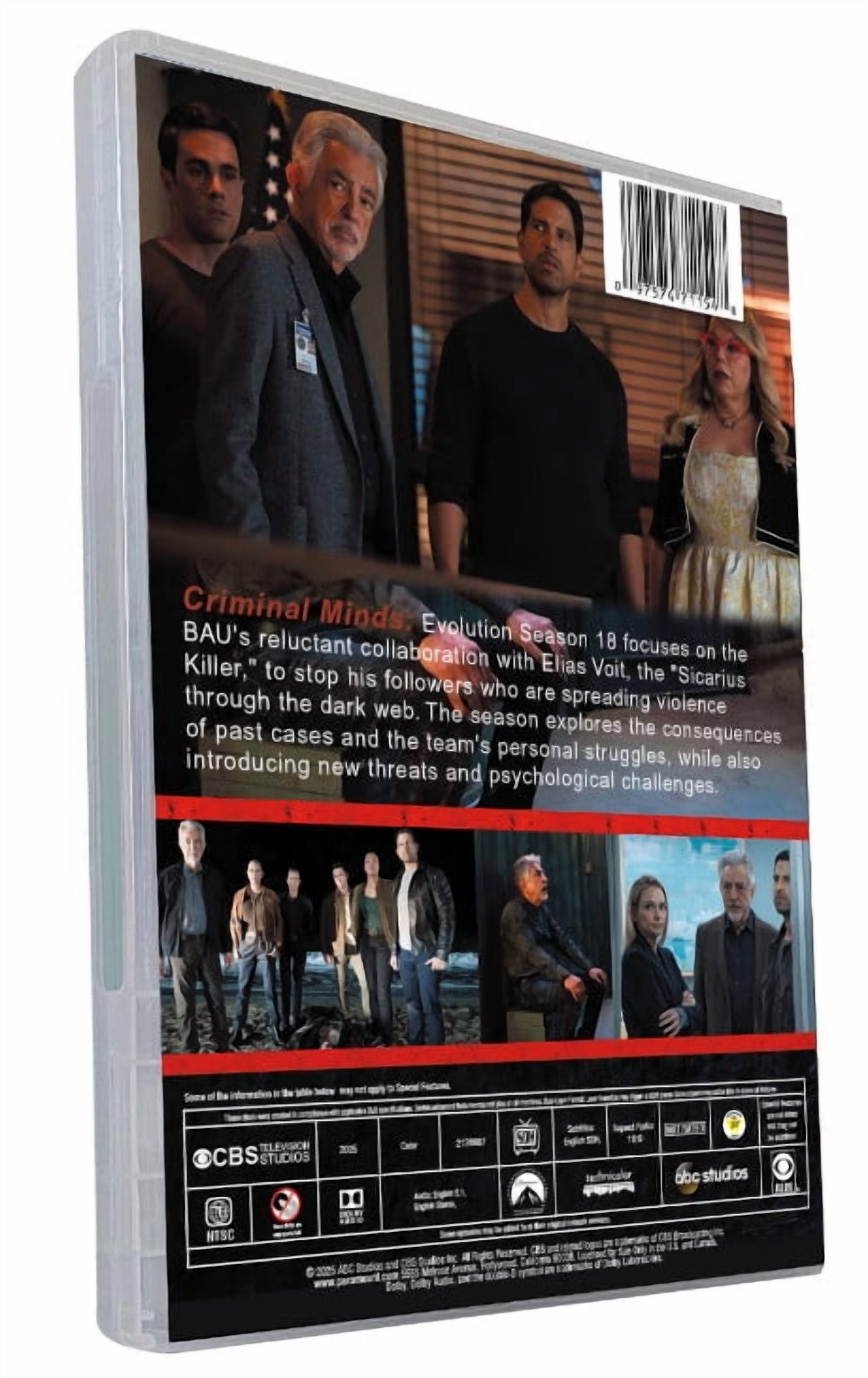 Criminal Minds: Evolution Season 18‎ (DVD, 2025 , 3-Disc Set)NEW