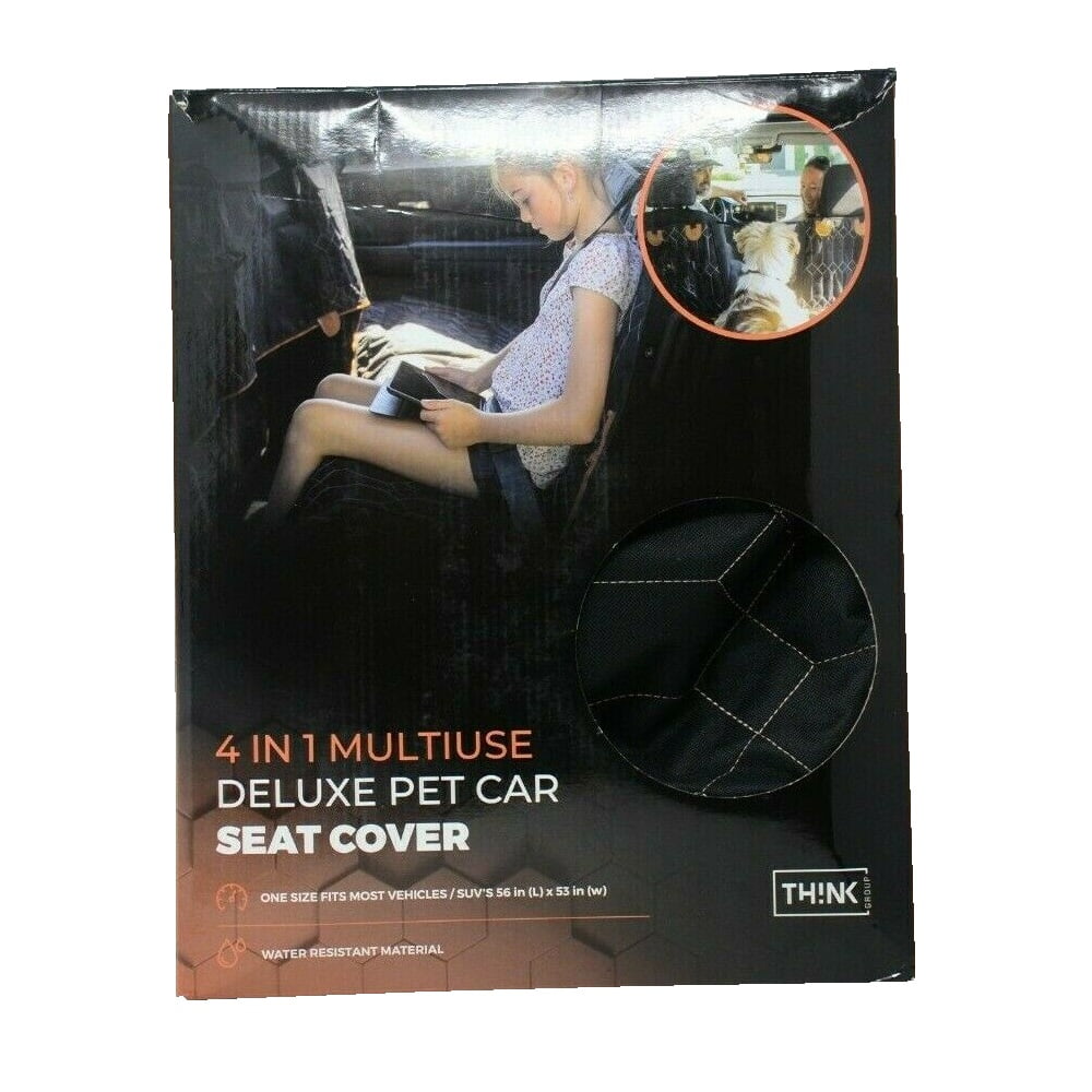 Think 4 in 1 Multiuse Deluxe Pet Car Seat Cover
