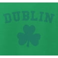 thumbnail image 4 of Old Glory Mens St. Patrick's Day Dublin Shamrock Long Sleeve Graphic Sweatshirt, 4 of 6