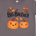 thumbnail image 4 of Inktastic Big Brother Pumpkins with Fall Leaves Boys Toddler T-Shirt, 4 of 5