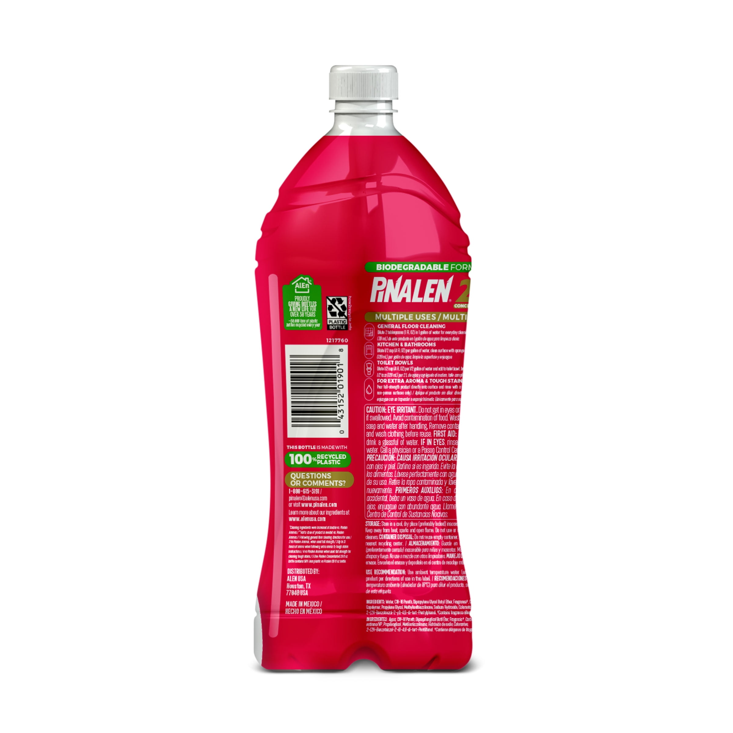 Pinalen 2X Concentrated All Purpose Cleaner-  Floral Delight Scent, 28 fl oz size