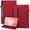 Red, variant on Shockproof Case for Samsung Galaxy Tab S11 Ultra 14.6" 2025 (SM-X930/SM-X936B) - PU Leather & TPU Hybrid Protective Folding Cover with Anti-Slip Grip Strap, Card Slots & Kickstand -Black