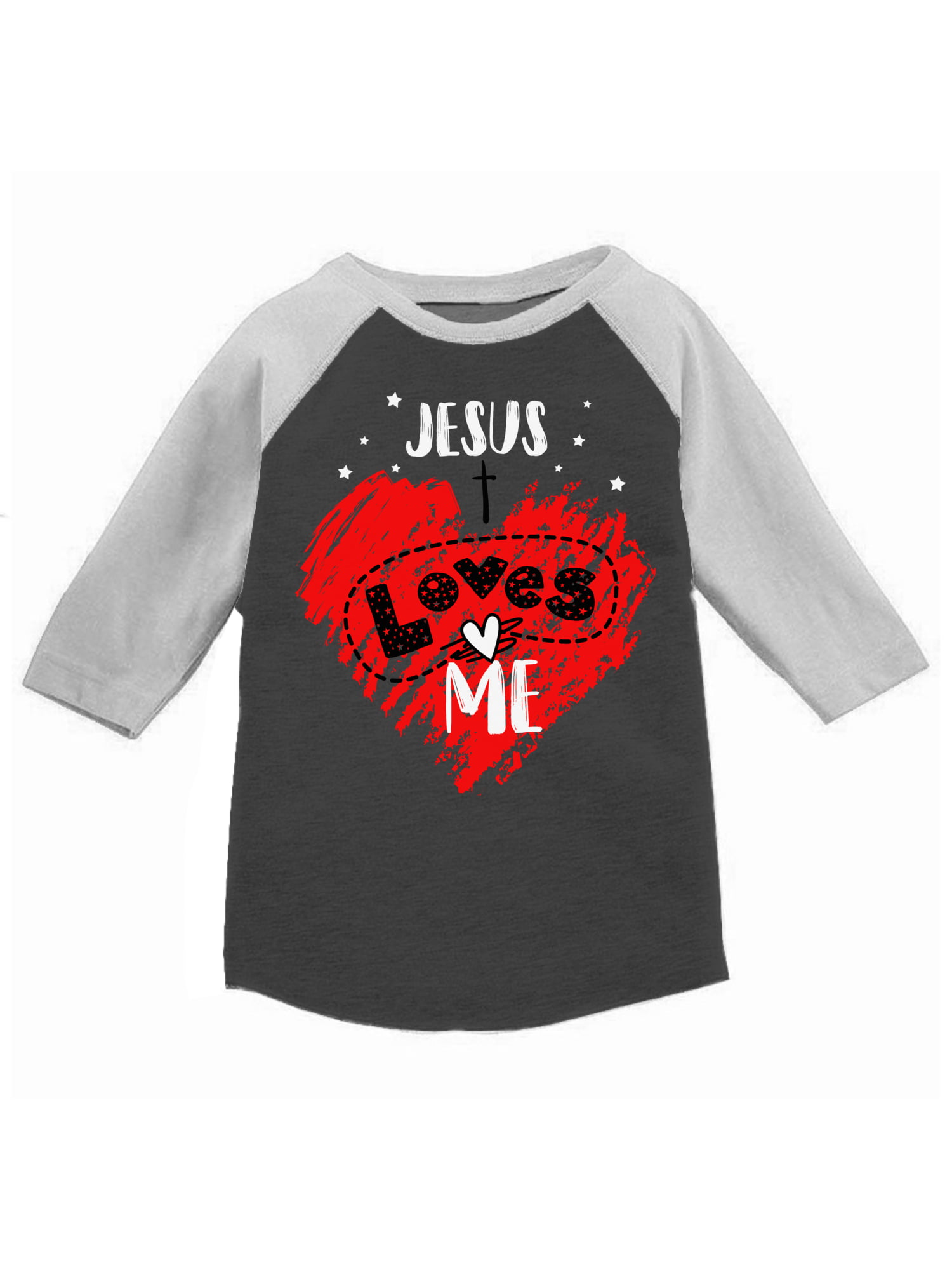 Toddler/Kids Raglan T-Shirt My Mimi in Massachusetts Loves Me 