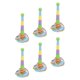 thumbnail image 1 of Colorful Toss Game For Kids Outdoor Play With Interactive Educational Features 1 Set of 6Pcs, 1 of 4