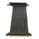 thumbnail image 4 of Cable elevador PCIE 4.0 X16, puerto de extensión de tarjeta extensora flexible de alta velocidad, cable de extensión de GPU de 90 grados para RTX 4090, color negro, 50 cm/19,7 pulgadas, 4 of 12