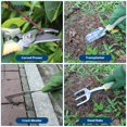 thumbnail image 3 of Set de herramientas de jardinería iHansee de 12 piezas de aluminio con delantal y guantes, 3 of 8