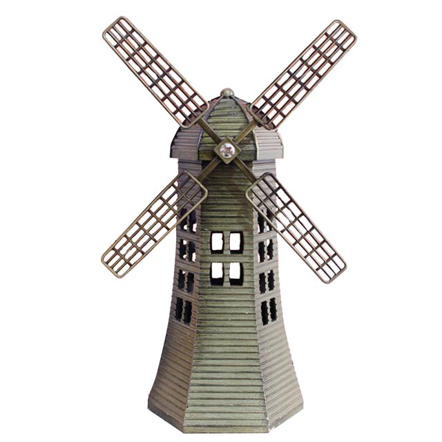 Windmills Shape World Architectural Model Tourist Souvenirs For European Metal Crafts(Bronze)