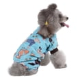 thumbnail image 4 of Gostoto Pet Dog Clothes Animal Print Fleece Jumpsuit for Small Medium Dog, 4 of 5