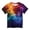 X10Black, variant on Girls Summer Tops Celestial Star Print Short Sleeve T-Shirt Casual Round Neck Tee for Everyday Play And School Size:3-4 Years