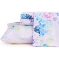 thumbnail image 1 of Floral Printed Sheet Set King Soft Microfiber Botanical Bed Sheets Extra Deep Pocket Pieces, 1 of 8