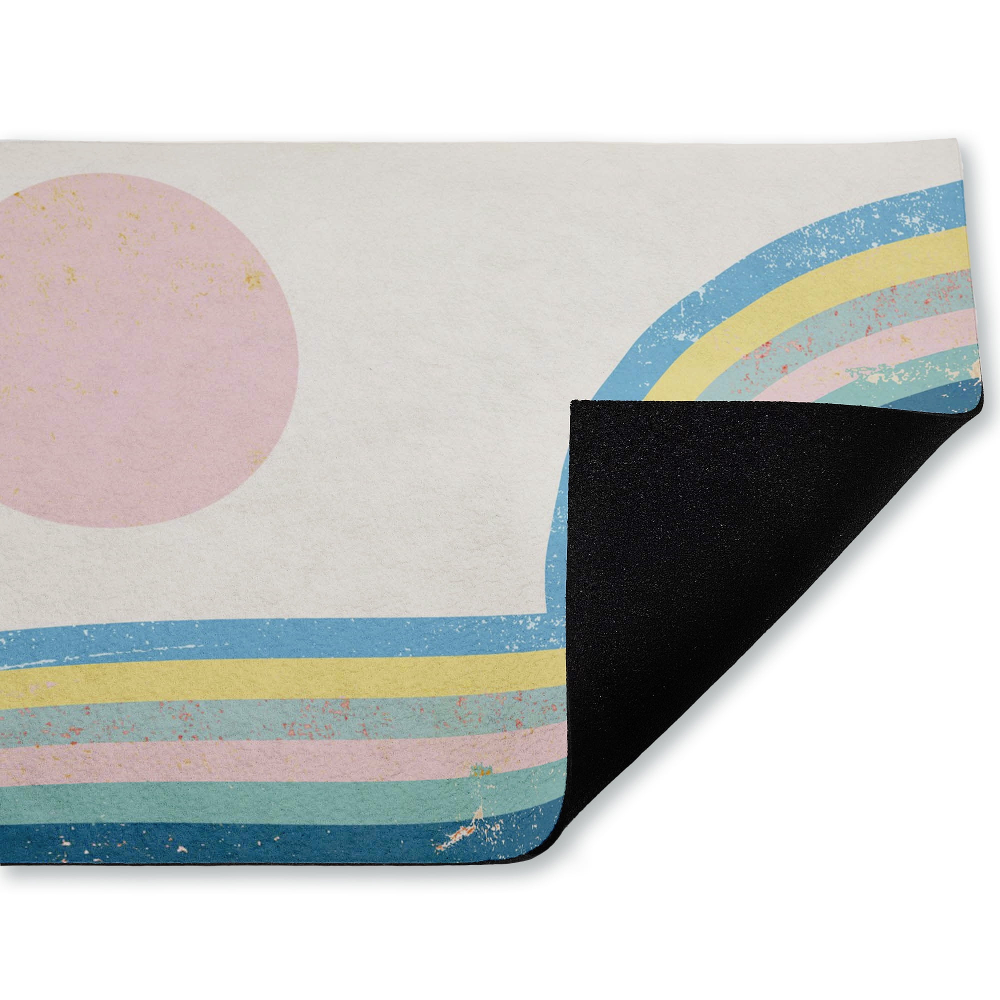 Stupell Industries Retro Rainbow Arches Printed Outdoor Door Floor Mat, design by Ziwei Li