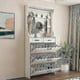 thumbnail image 3 of Pair Shoe Cabinet Shelves Home Hollow Double Shelf Shoe Rack Cabinet Drawer Shoe Rack, Shelf, Cabinet, 3 of 4