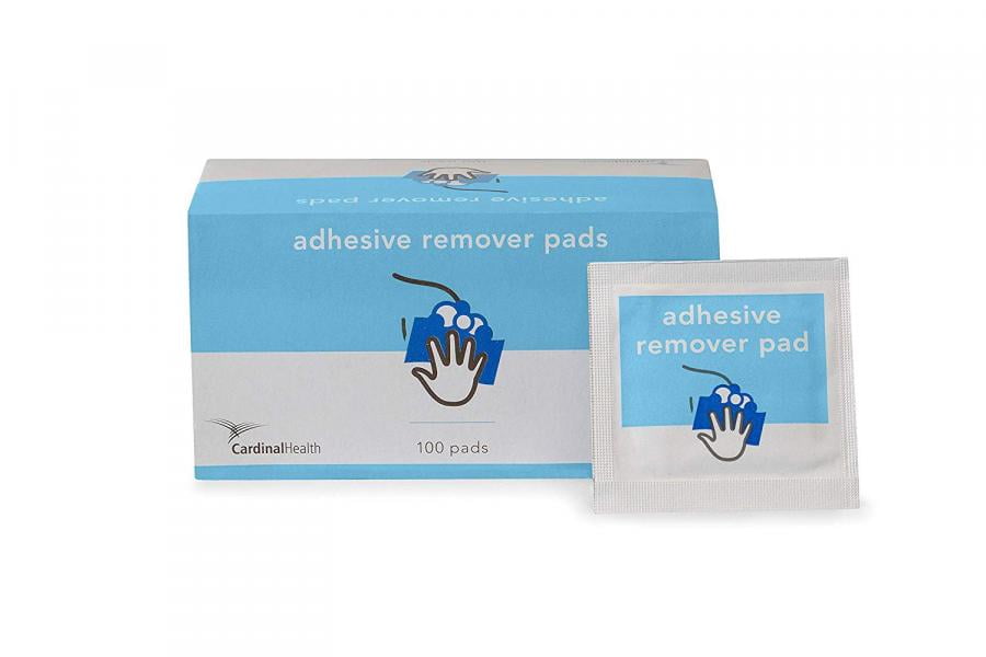 Cardinal Health Adhesive Remover Pad, 1 x 2 Inch, 100 Count