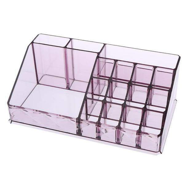 Caja de acrilico para maquillaje organizador de cosmeticos cajones lapices labiales caja de almacenamiento de exhibicion C jinwen Organizador de maquillaje Walmart en linea