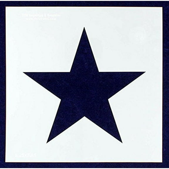 Single Star Stencil 14 Mil -10.5" X 10.5" Overall - Painting /Crafts/ Templates