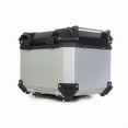 thumbnail image 3 of Mescukay 45L Motorcycle Top Case, Aluminum Alloy Waterproof Motorbike Top Box with Base Plate & Installation Accessories, Motorcycle Trunk, 3 of 4