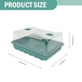 thumbnail image 2 of Shisuyan Seedling Planting Germination Cultivate Pots Germination Box PP Green for Novice Use 1 Set, 2 of 8