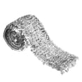 thumbnail image 3 of Unique Bargains 2.2 Yards 3 Inch Elastic Sequins Trim 5 Row Flat Sequin Strip Sequins Fabric Ribbon for Sewing Silver, 3 of 5