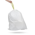 thumbnail image 7 of Extra Strong White Trash Bags With Drawstring, Multiple Sizes 90 Count, Kitchen Drawstring Trash Bags 90 Trash Bags (21 Gallon 90 Ct), 7 of 7