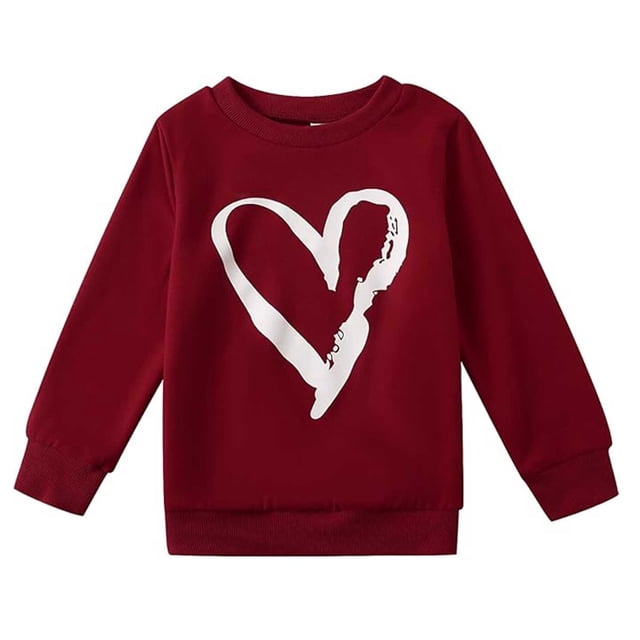 Chandail pour Tout-Petit Garçon à Manches Longues, Chandail Imprimé, Chandails à Col Rond pour Filles, Hauts à Enfiler, Vêtements d'Automne, Vêtements pour Garçons 2-3 Ans