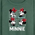 thumbnail image 3 of Mickey & Friends - Minnie Grid - Women's Lightweight French Terry Long Sleeve Shirt, 3 of 5