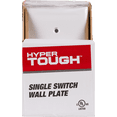 thumbnail image 3 of Hyper Tough Unbreakable Wallplate, Single Switch, White, 53142-T1, 3 of 6