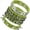 Green, variant on Rock Punk Studded Faux Leather Bracelet Set, Goth Spiked Cuff Wristband Adjustable for Emo Grunge Accessories Halloween Party Favors Rose Red -