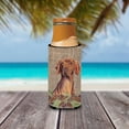 thumbnail image 3 of Vizsla Faux Burlap and Pine cones Ultra Hugger for slim cans, 3 of 6