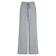 thumbnail image 5 of Womens Wide Leg Sweatpants High Waisted Cargo Pants Women Wide Leg Dress Pants for Women Straight Leg Scrub Pants for Women Women Work Pants Cargo Scrub Pants for Women Gray S, 5 of 6
