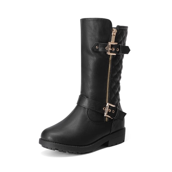 Botas DREAM PAIRS para Niñas Altas hasta la Rodilla con Forro de Piel Sintética Invierno Talla 1