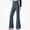 Navy, variant on Teylalorva Girl's Leggings High Waist Flared Shark Style Pants Stretchy Comfy Breathable Autumn Long Trousers(Girls) Black Size 3T
