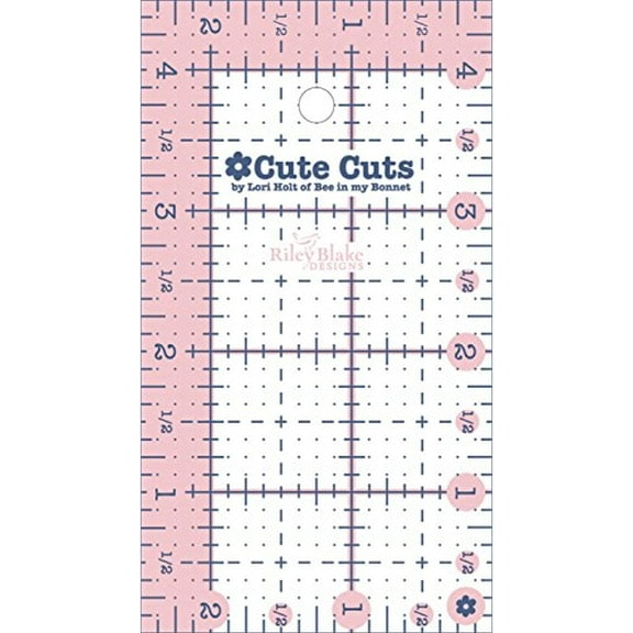 Riley Blake Cute Cuts Ruler 2.5"X4.5"