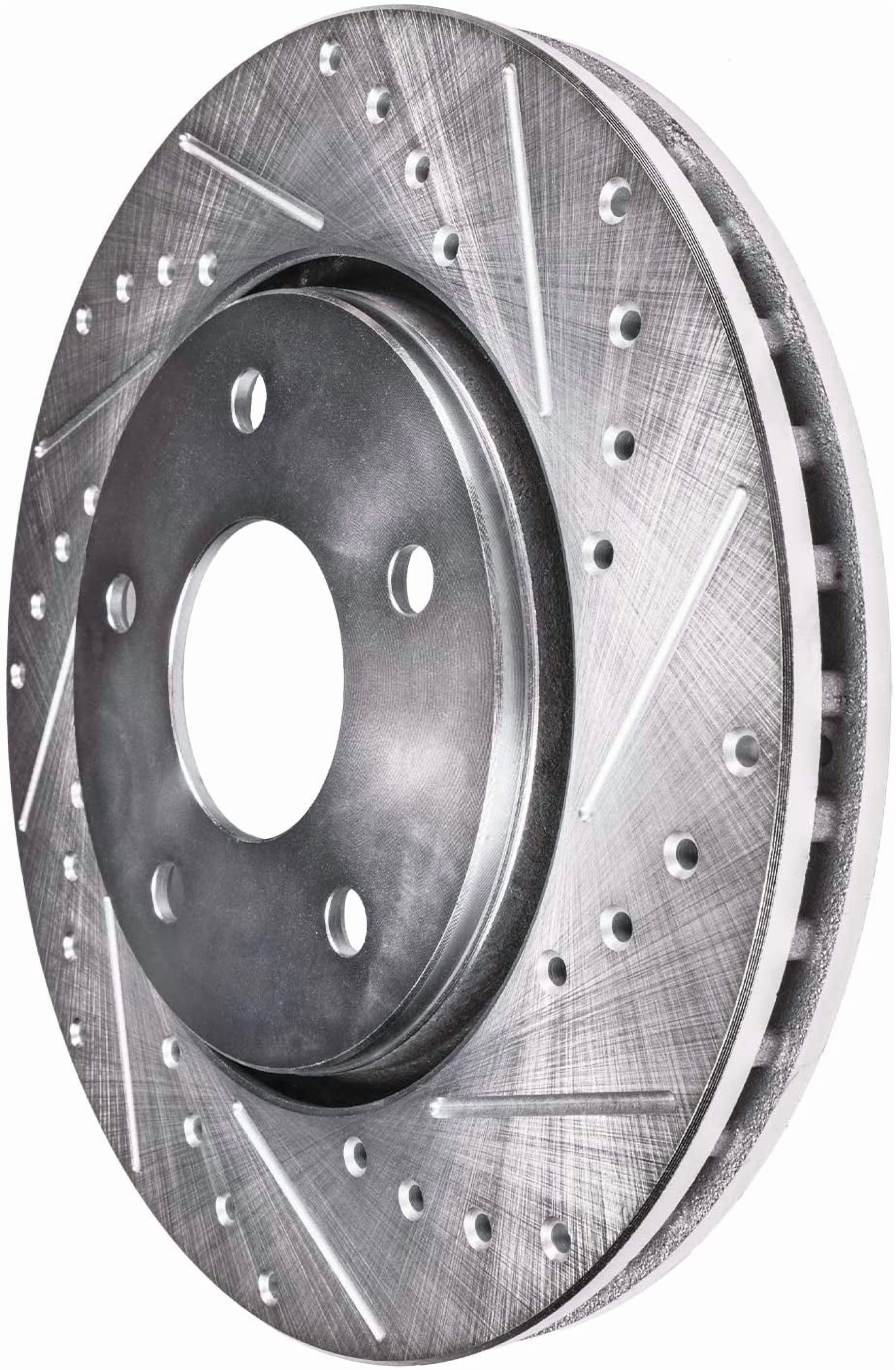 Detroit Axle - Rear Brake Rotors for Nissan Murano Quest Pathfinder Infiniti M35h M37 JX45 M56 FX45 FX35 FX37 Q50 Q70 Q60 QX60 Q70L QX70, Drilled & Slotted Disc Brake Rotors: 12.13" inch Rotor