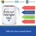 thumbnail image 3 of Because Dental Hygienist School Mug, Dental Student Coffee Cup, Dentist Gift, Dental School Graduation, Rdh, 11oz 15oz Magic Mug, Ceramic Novelty Coffee Mugs 11oz, 15oz Mug, Tea Cup, Gif, 3 of 4