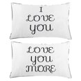 thumbnail image 4 of 2 fundas de almohada de poliéster para parejas de amantes, fundas de almohada suaves y transpirables para bodas (#3), 4 of 8